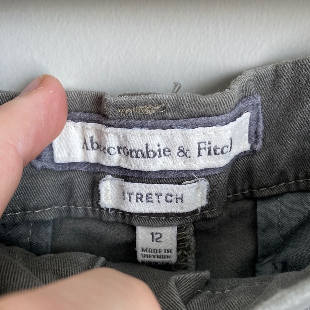 Abercrombie & Fitch Vintage grunge Y2k low rise rolled shorts - Picture 2 of 10